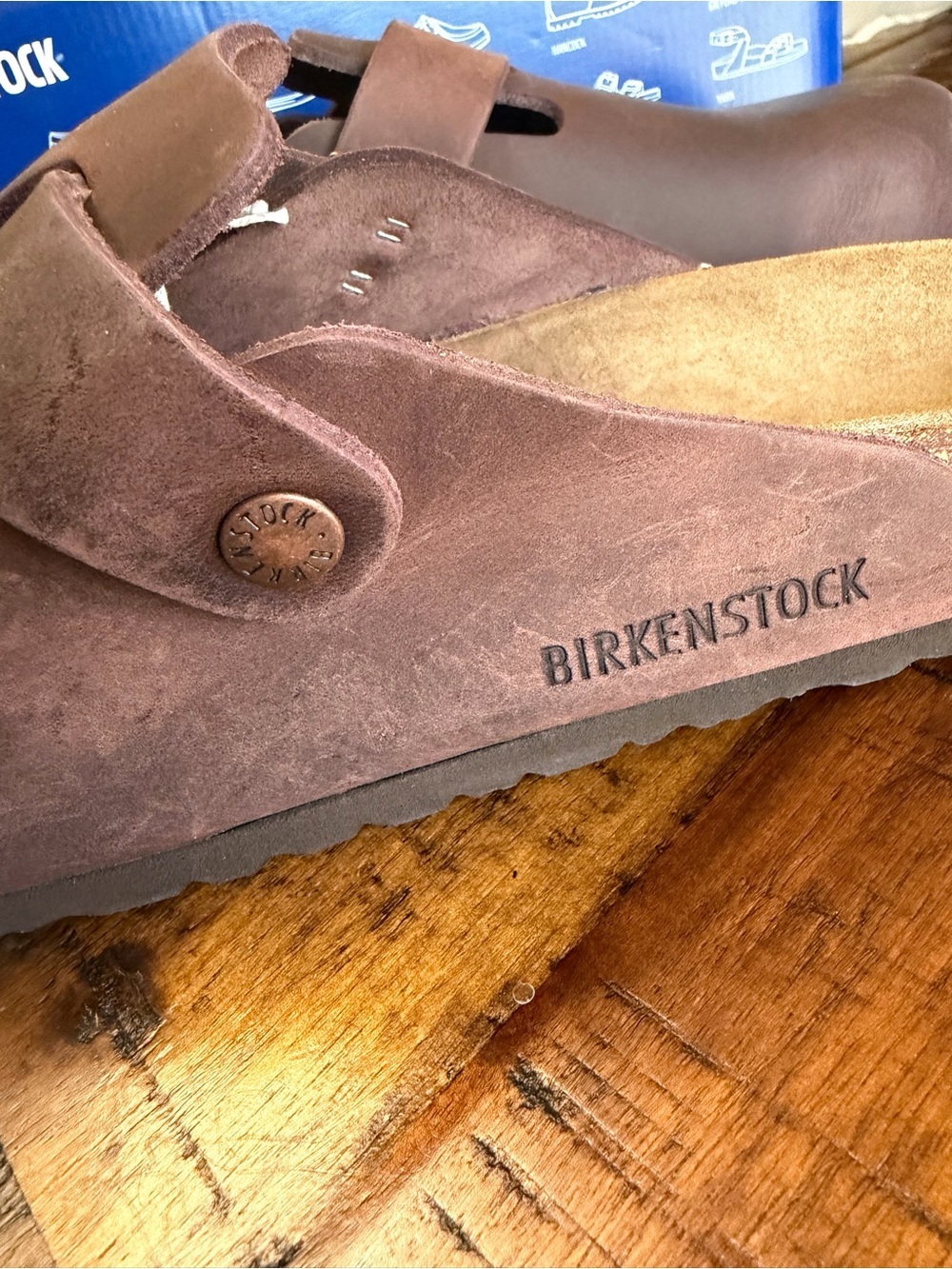 🆕Birkenstock Boston Habana Oiked Leather Suede Clog Insole. size EU42 NWT - Picture 9 of 12
